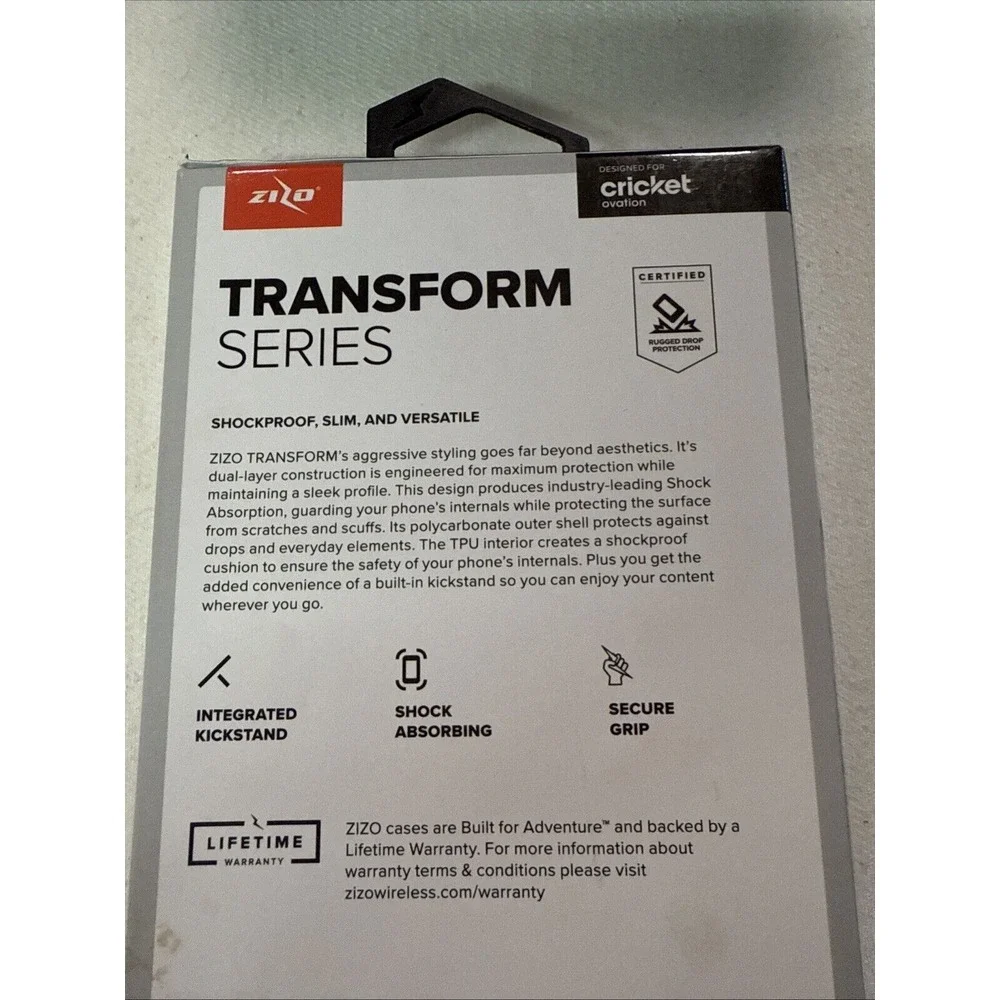 ZIZO Cricket Ovation Transform Series Case‎ RED, Nib, Christmas, Birthday